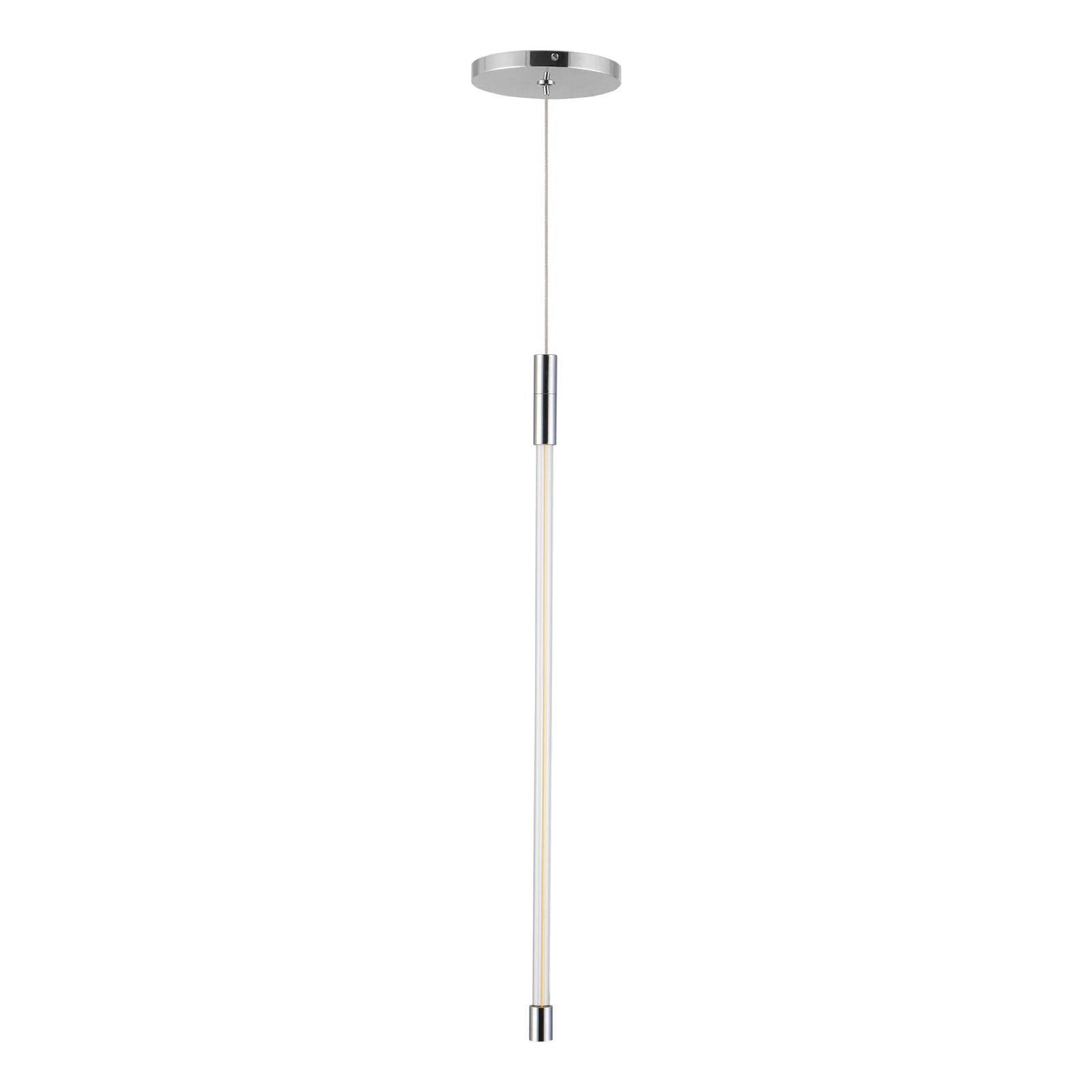 Motif 21-in Chrome LED Pendant