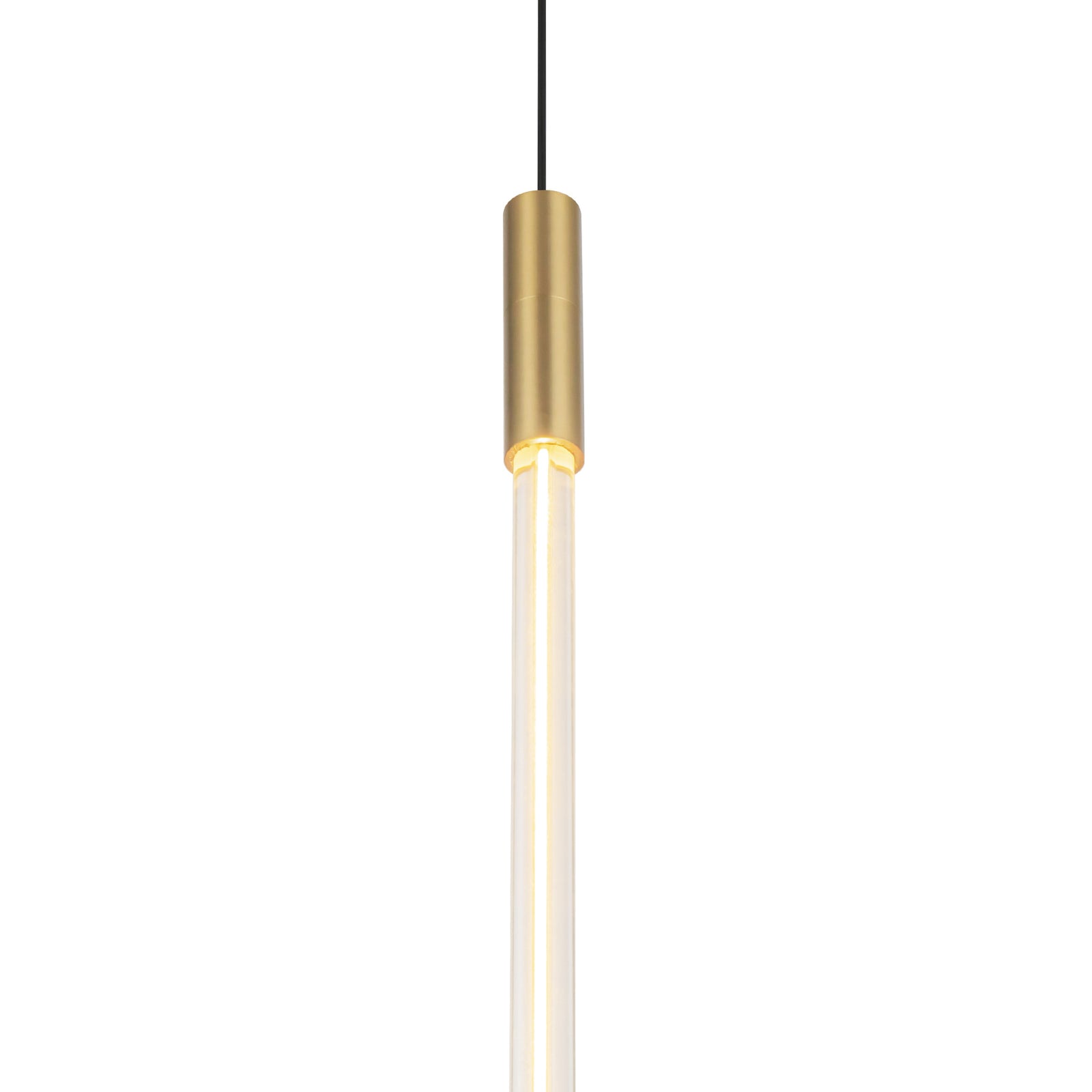 Motif 27-in Brushed Gold LED Pendant