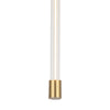 Motif 27-in Brushed Gold LED Pendant