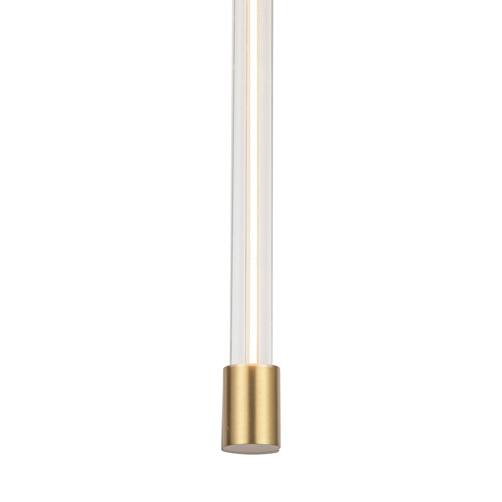 Motif 27-in Brushed Gold LED Pendant