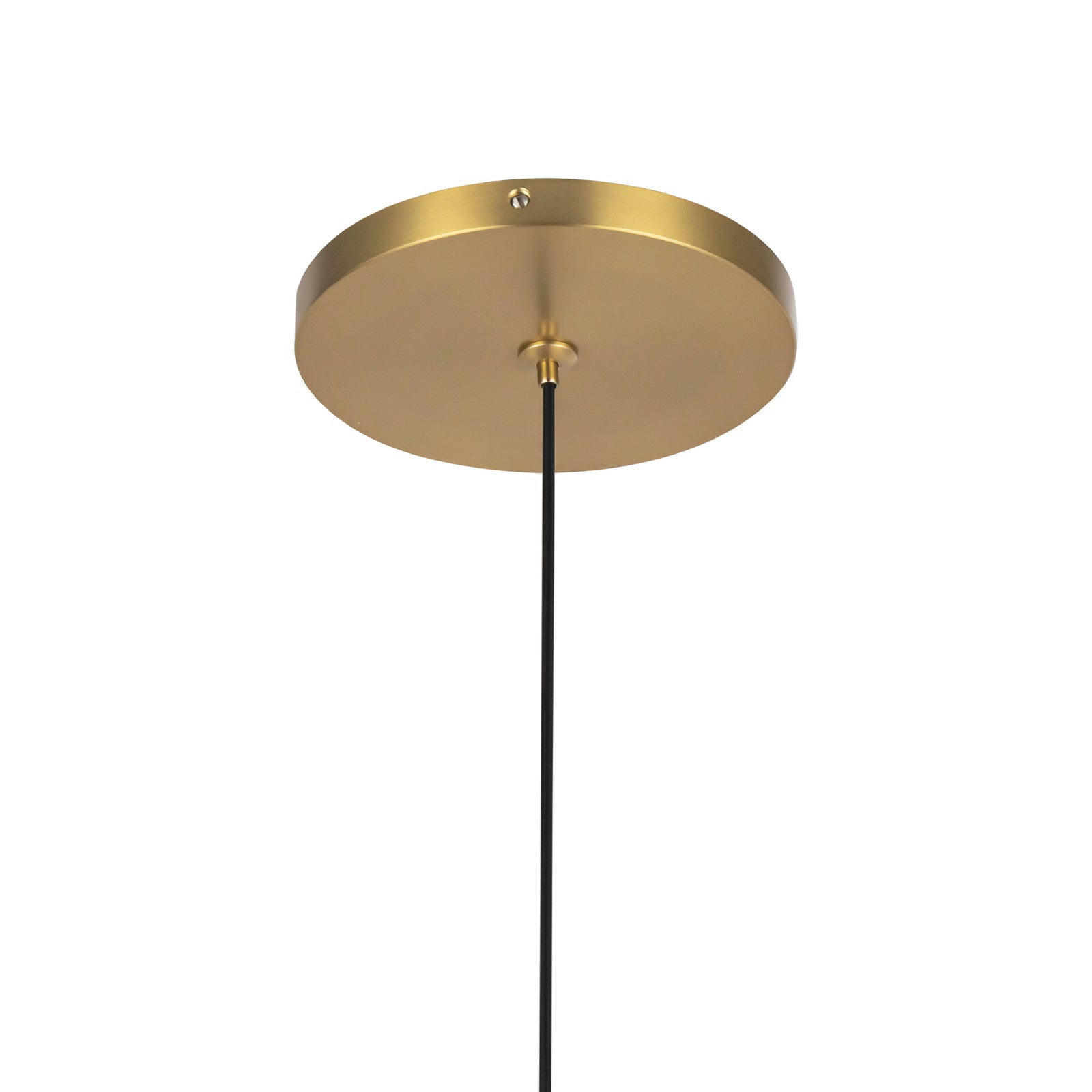 Motif 27-in Brushed Gold LED Pendant