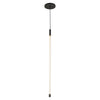 Motif 27-in Black LED Pendant