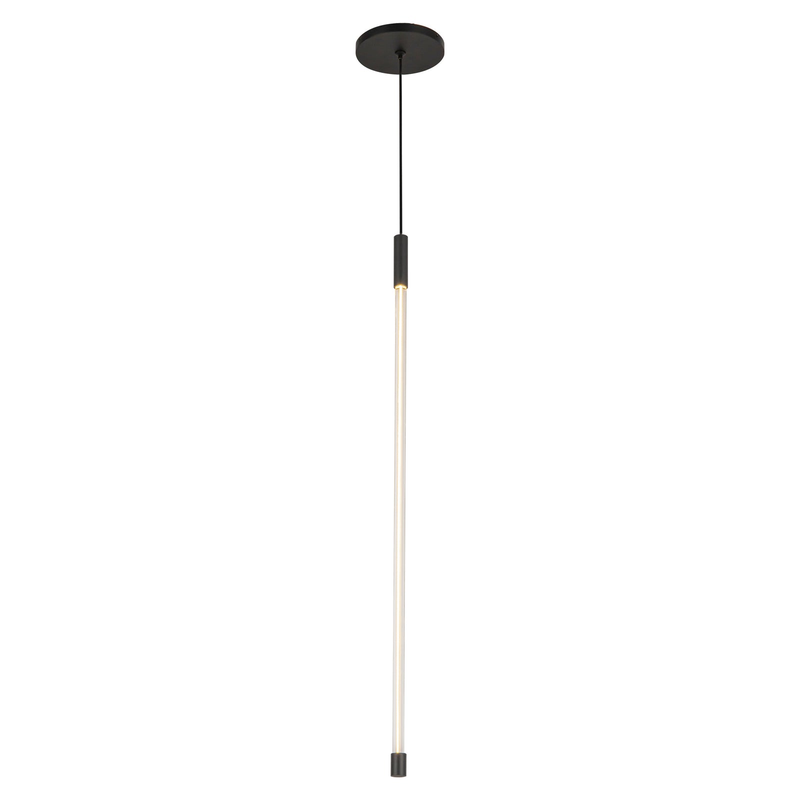 Motif 27-in Black LED Pendant