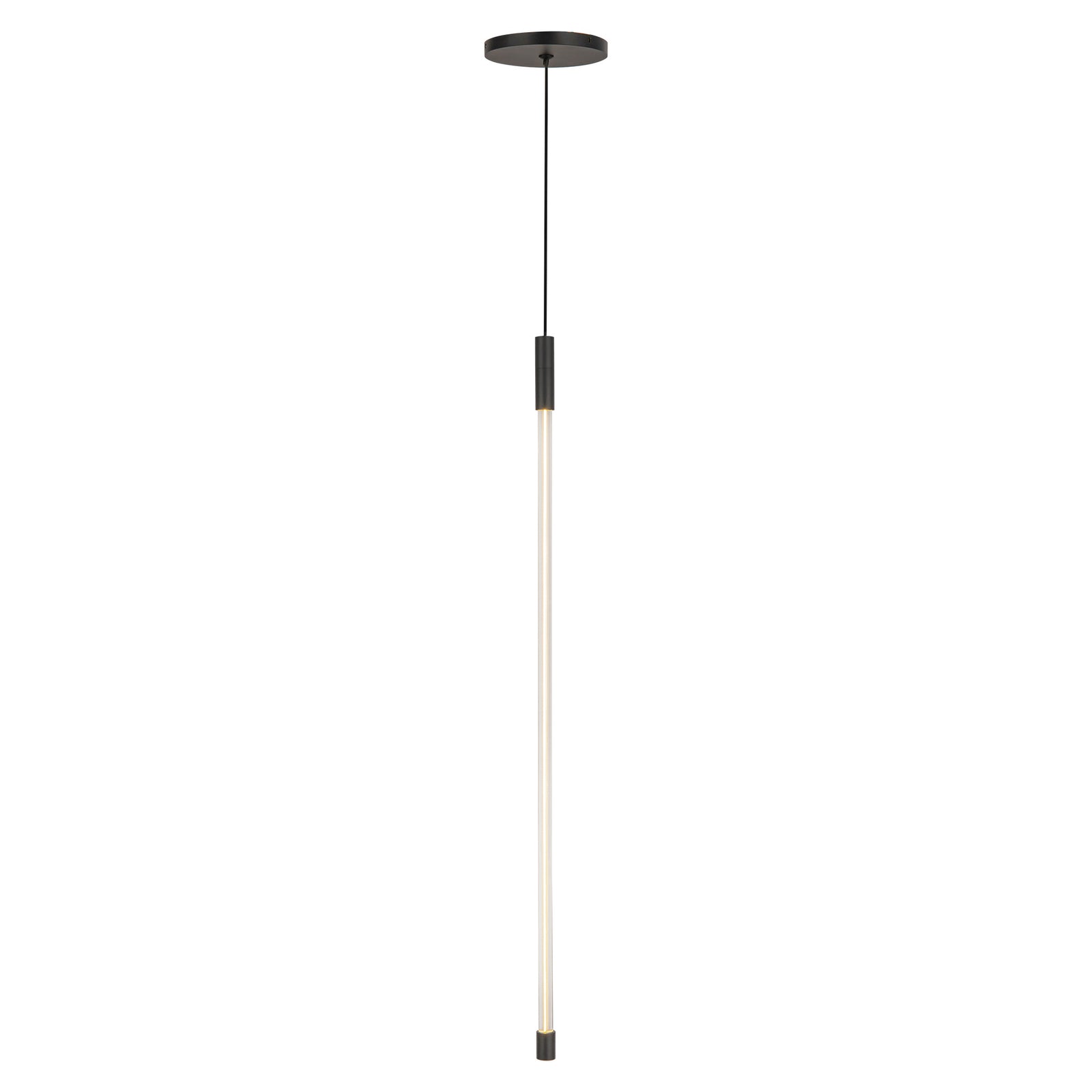 Motif 27-in Black LED Pendant