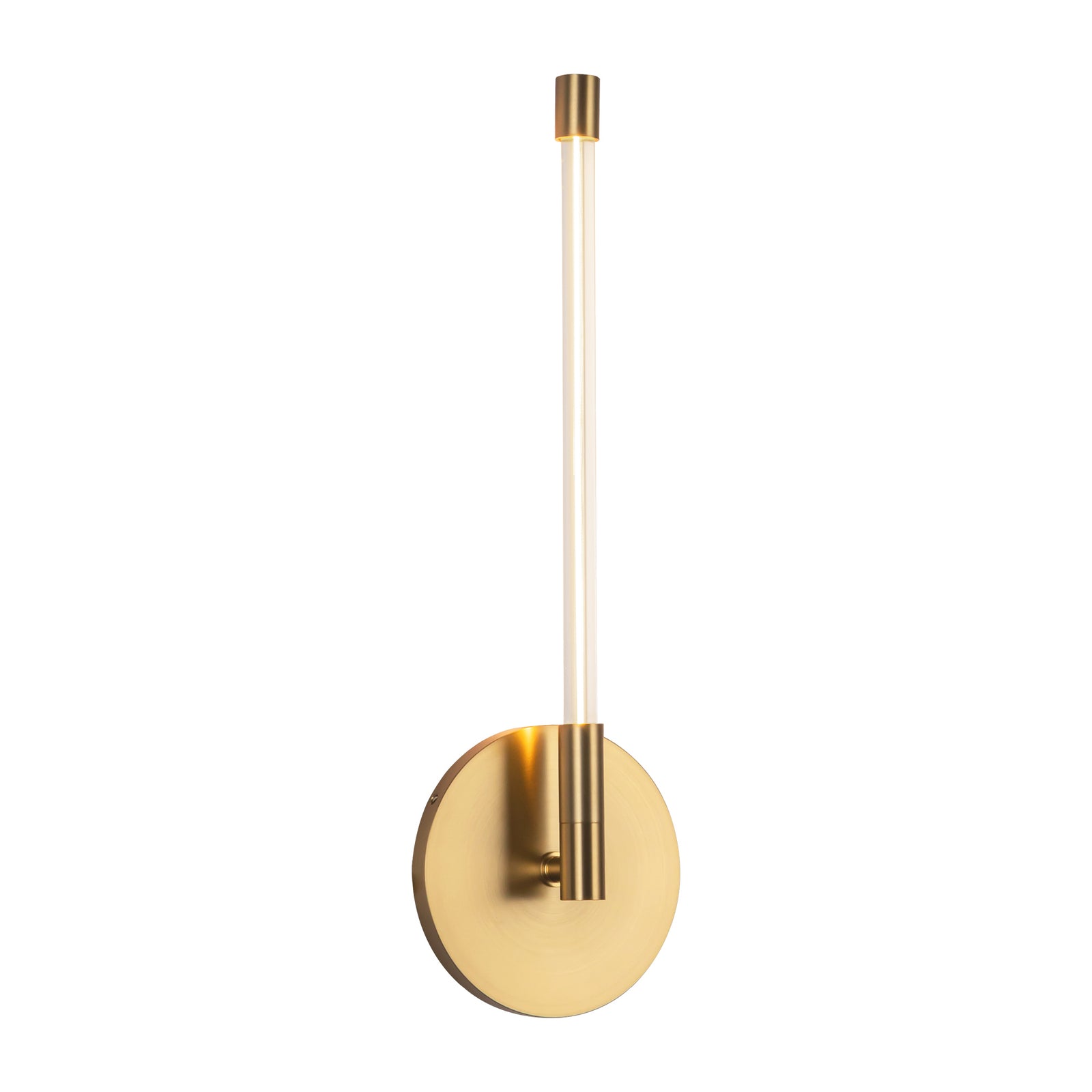 Motif 14-in Brushed Gold LED Wall Sconce