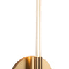 Motif 14-in Brushed Gold LED Wall Sconce