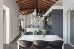 Moto 39-in Black LED Chandeliers