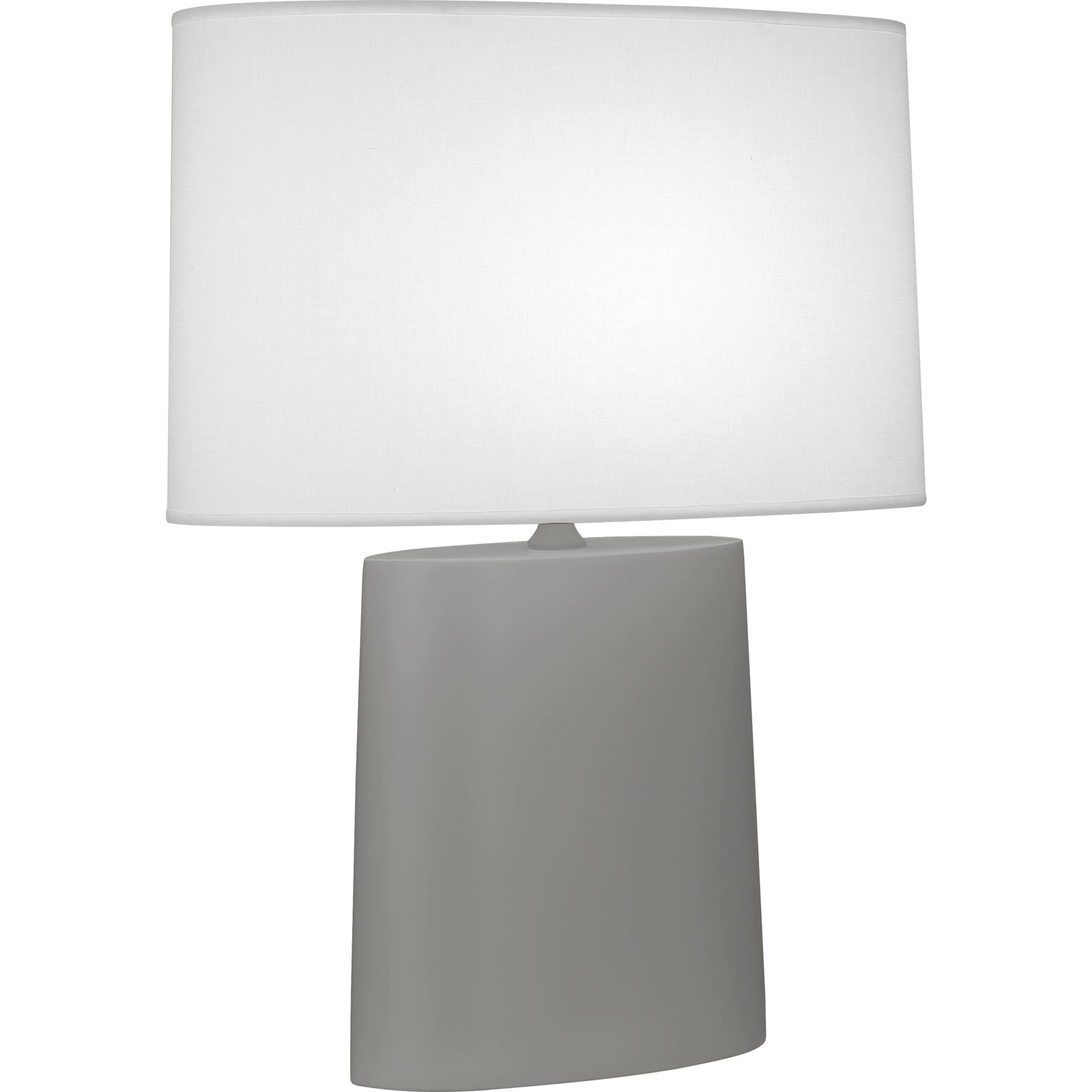 Matte Smokey Taupe Victor Table Lamp