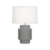 Matte Smokey Taupe Small Dolly Accent Lamp