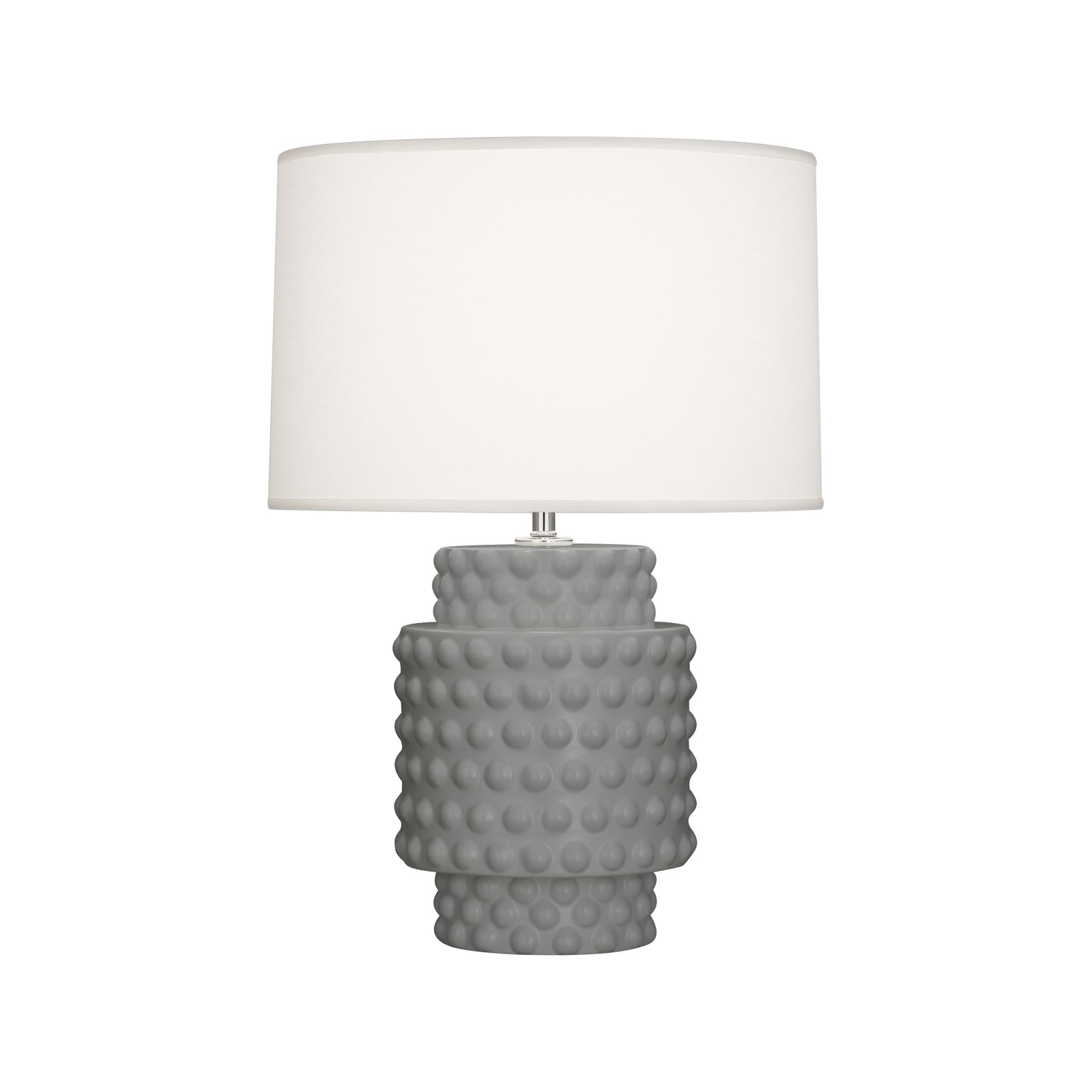 Matte Smokey Taupe Small Dolly Accent Lamp