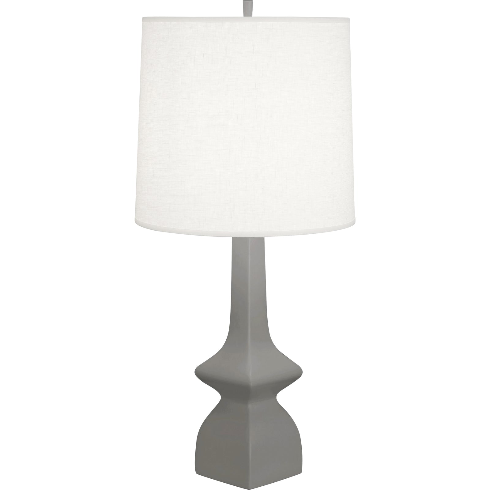 Matte Smokey Taupe Jasmine Table Lamp