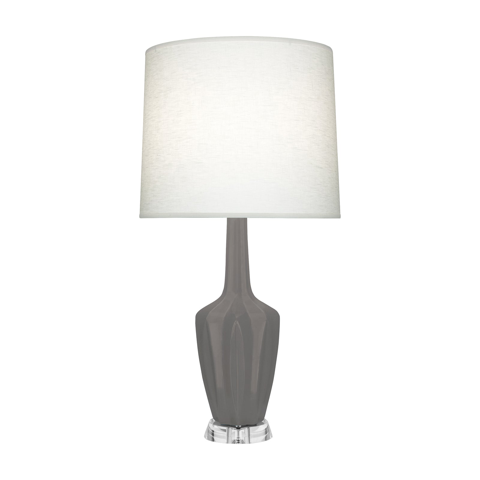 Matte Smokey Taupe Emma Table Lamp