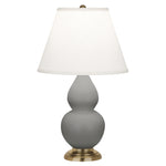 Matte Smokey Taupe Small Double Gourd Accent Lamp