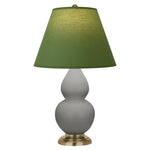 Matte Smokey Taupe Small Double Gourd Accent Lamp