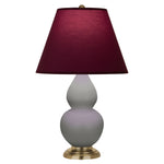 Matte Smokey Taupe Small Double Gourd Accent Lamp
