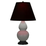 Matte Smokey Taupe Small Double Gourd Accent Lamp