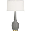 Matte Smokey Taupe Delilah Table Lamp