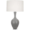 Matte Smokey Taupe Audrey Table Lamp