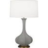Matte Smokey Taupe Pike Table Lamp