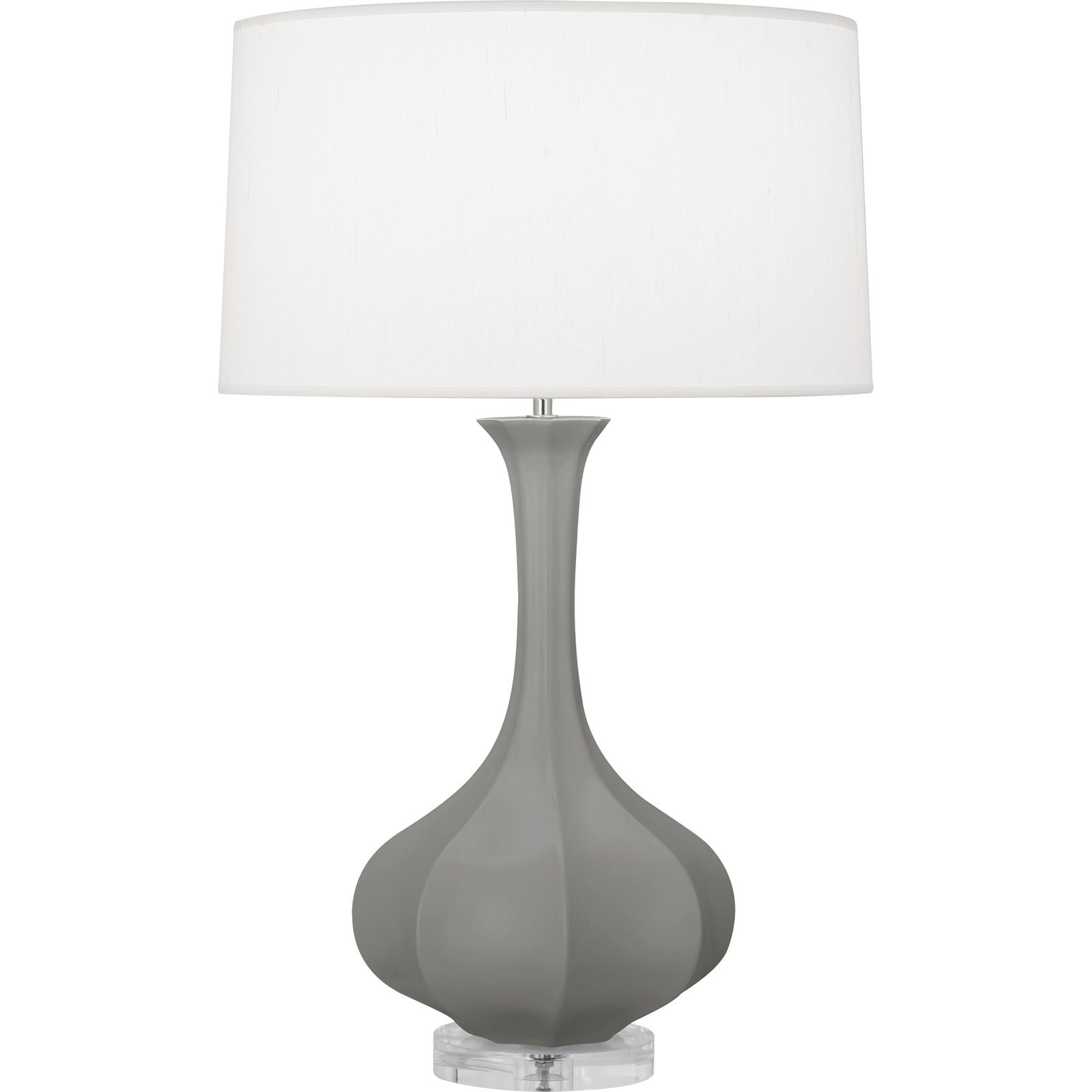 Matte Smokey Taupe Pike Table Lamp