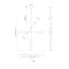 Mulberry 37-in Brushed Gold/Light Guide LED Chandeliers