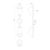 Mulberry 29-in Black/Light Guide LED Wall Sconce