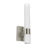 Milo 14" Sconce - Satin Nickel - 3000K - Shallow Backplate