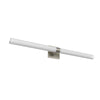 Milo 36" Vanity - Satin Nickel - 3000K - Shallow Backplate