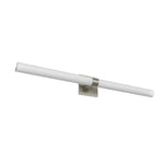 Milo 36" Vanity - Satin Nickel - 3000K - Shallow Backplate