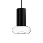 Mushroom Acrylic Light Guide Single Pendant - 3W - Matte Black Socket