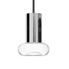 Mushroom Acrylic Light Guide Single Pendant - 3W - Polished Chrome Socket