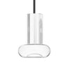 Mushroom Acrylic Light Guide Single Pendant - 3W - White Socket