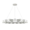 Nami 32-in Antique White LED Chandelier