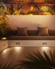 Newport 10-in Black LED Exterior Wall/Step Lights