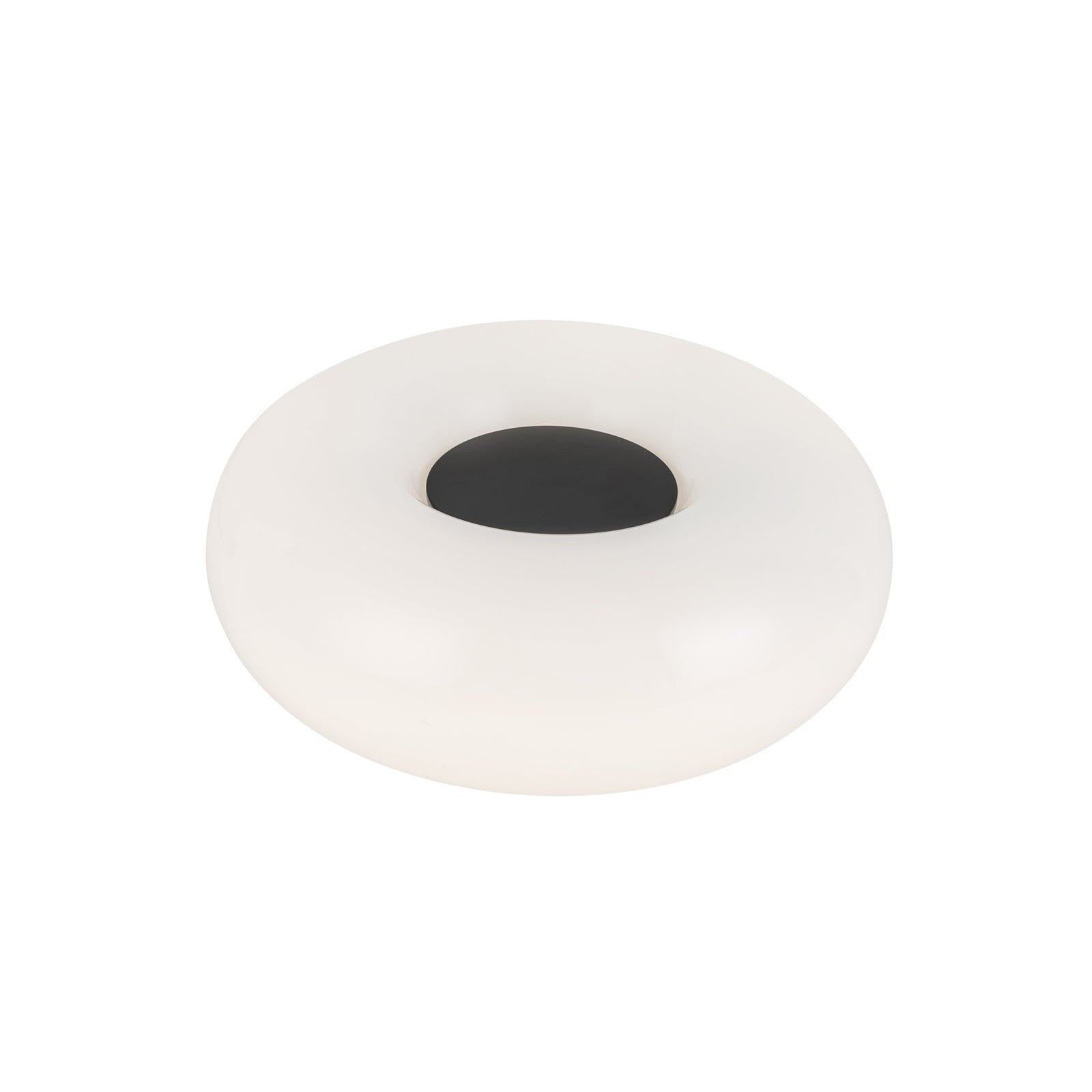 Nimbus 8-in Black/Opal Glass LED Table Lamp