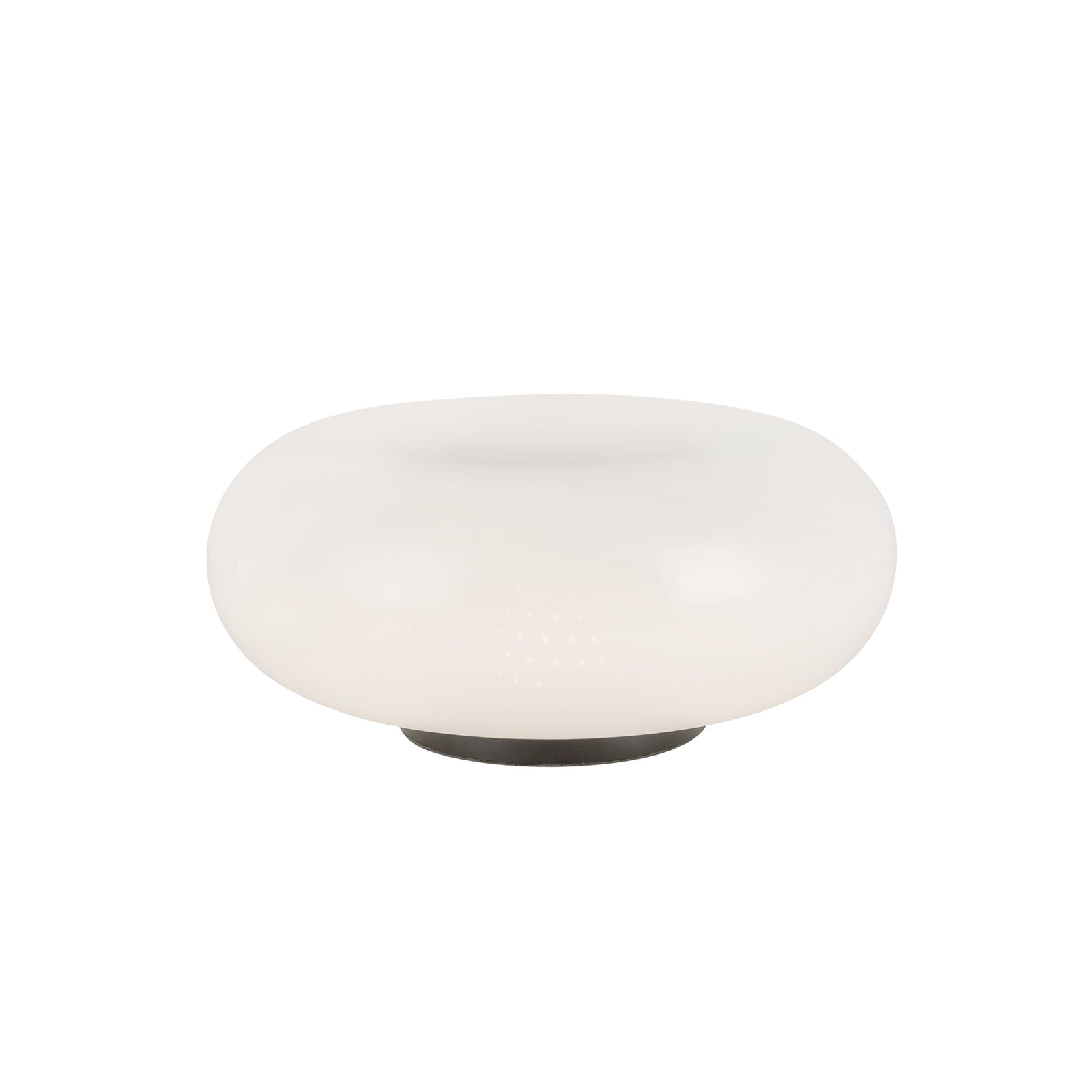 Nimbus 8-in Black/Opal Glass LED Table Lamp
