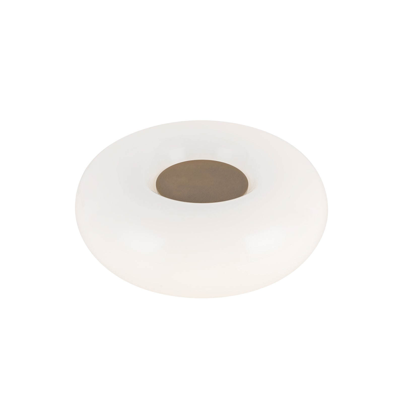 Nimbus 8-in Vintage Brass/Opal Glass LED Table Lamp