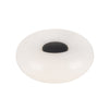 Nimbus 12-in Black/Opal Glass LED Table Lamp