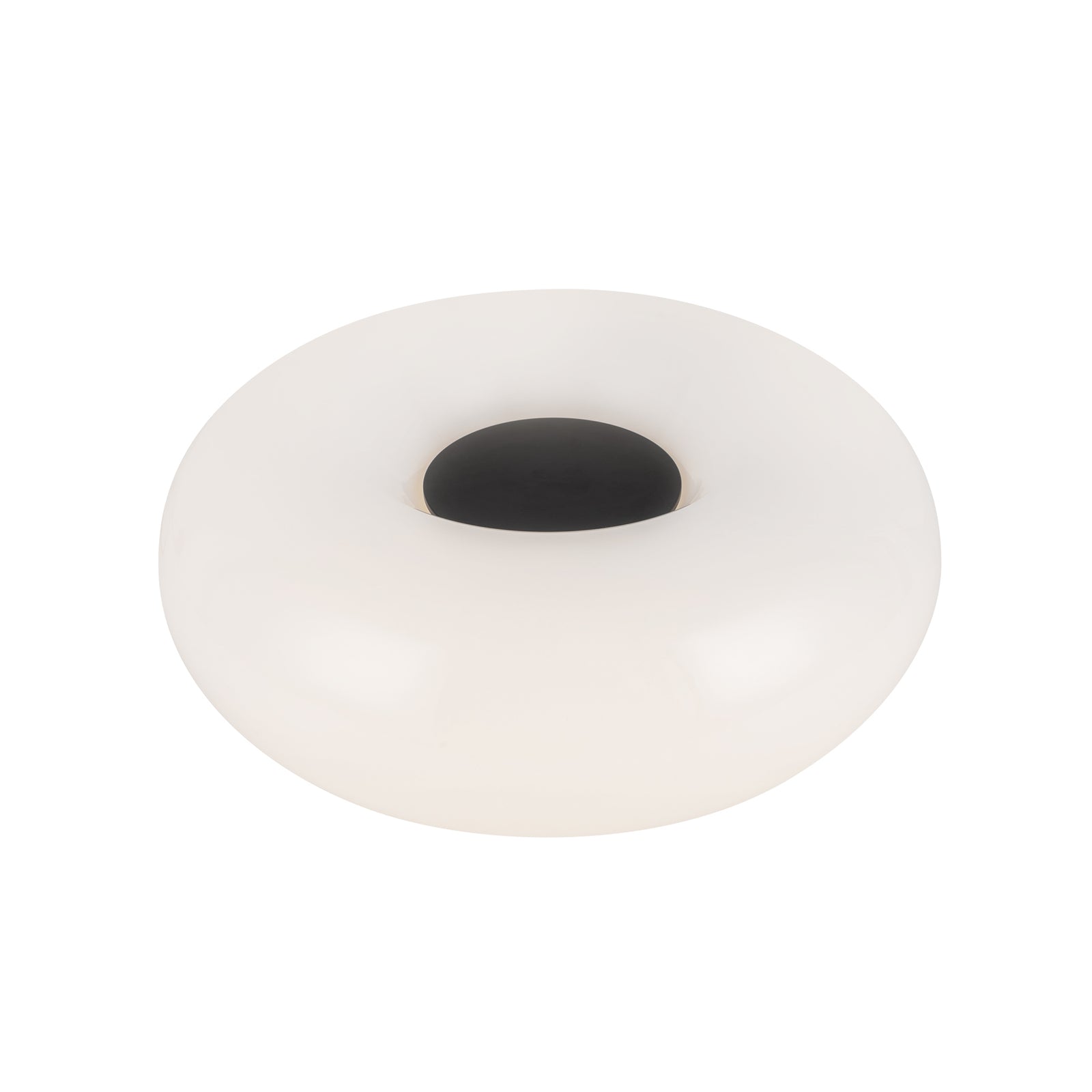 Nimbus 12-in Black/Opal Glass LED Table Lamp