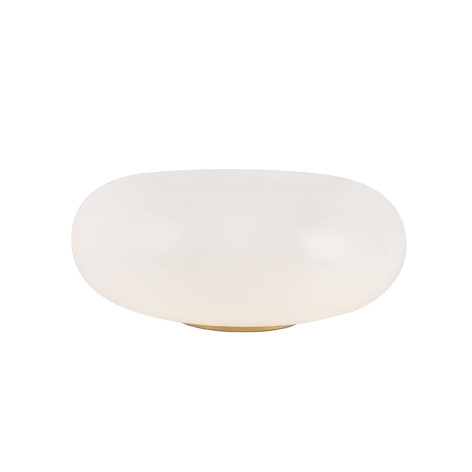 Nimbus 12-in Vintage Brass/Opal Glass LED Table Lamp