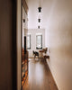 Nola 4-in Black 1 Light Semi-Flush