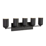 Nola 32-in Black 5 Lights Vanity