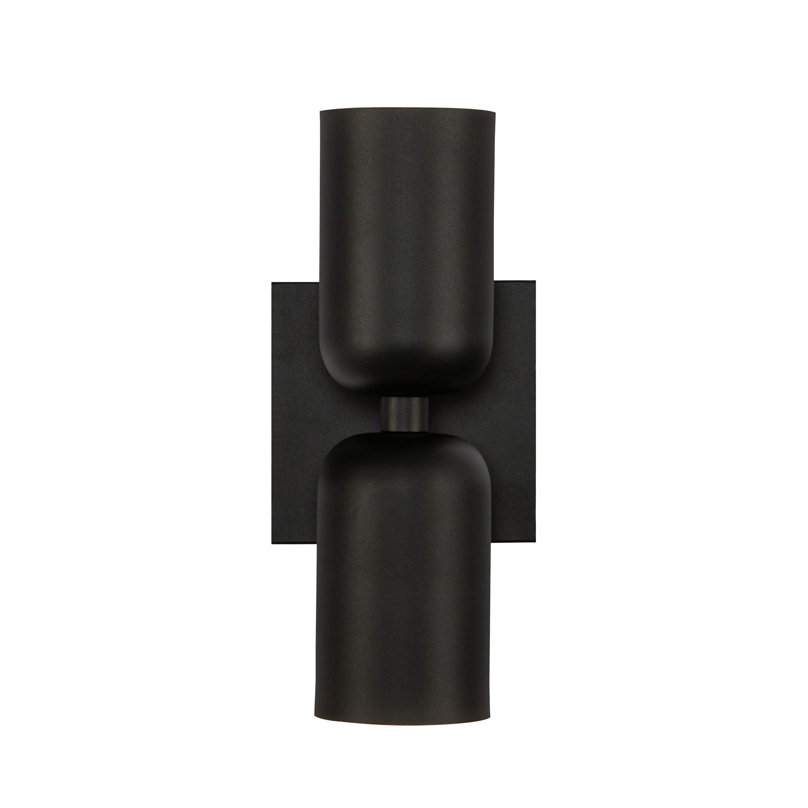 Nola 12-in Black 2 Lights Wall Sconce