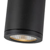 Nordic 6-in (2-in Dia.) Black LED Exterior Ceiling