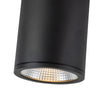Nordic 6-in (5-in Dia.) Black LED Exterior Ceiling