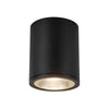Nordic 6-in (5-in Dia.) Black LED Exterior Ceiling