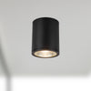 Nordic 6-in (5-in Dia.) Black LED Exterior Ceiling