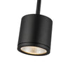 Nordic 3-in (3-in Dia.) Black LED Exterior Pendant