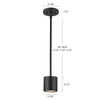 Nordic 3-in (3-in Dia.) White LED Exterior Pendant