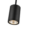 Nordic 5-in (3-in Dia.) Black LED Exterior Pendant